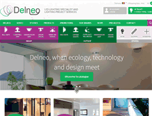 Tablet Screenshot of delneo.com